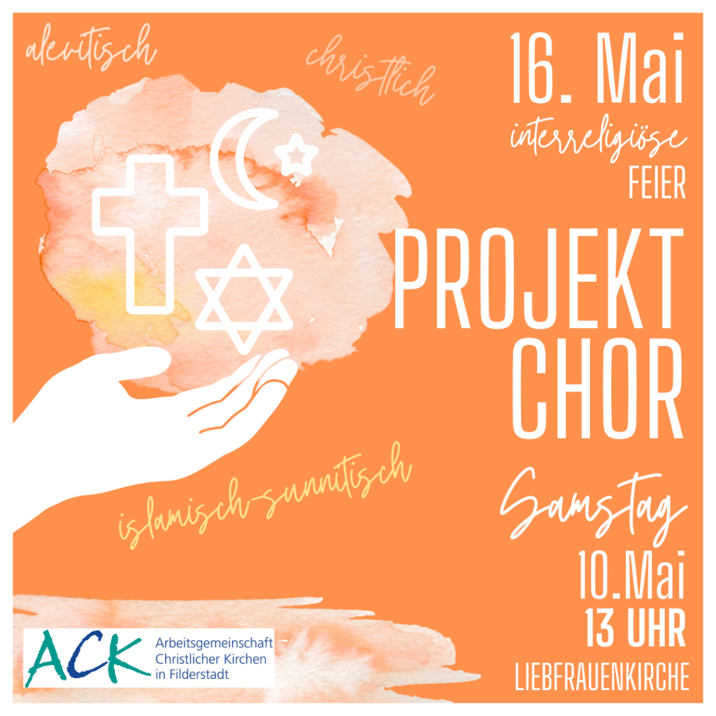 Projektchor zum interreligiösen Gebet
